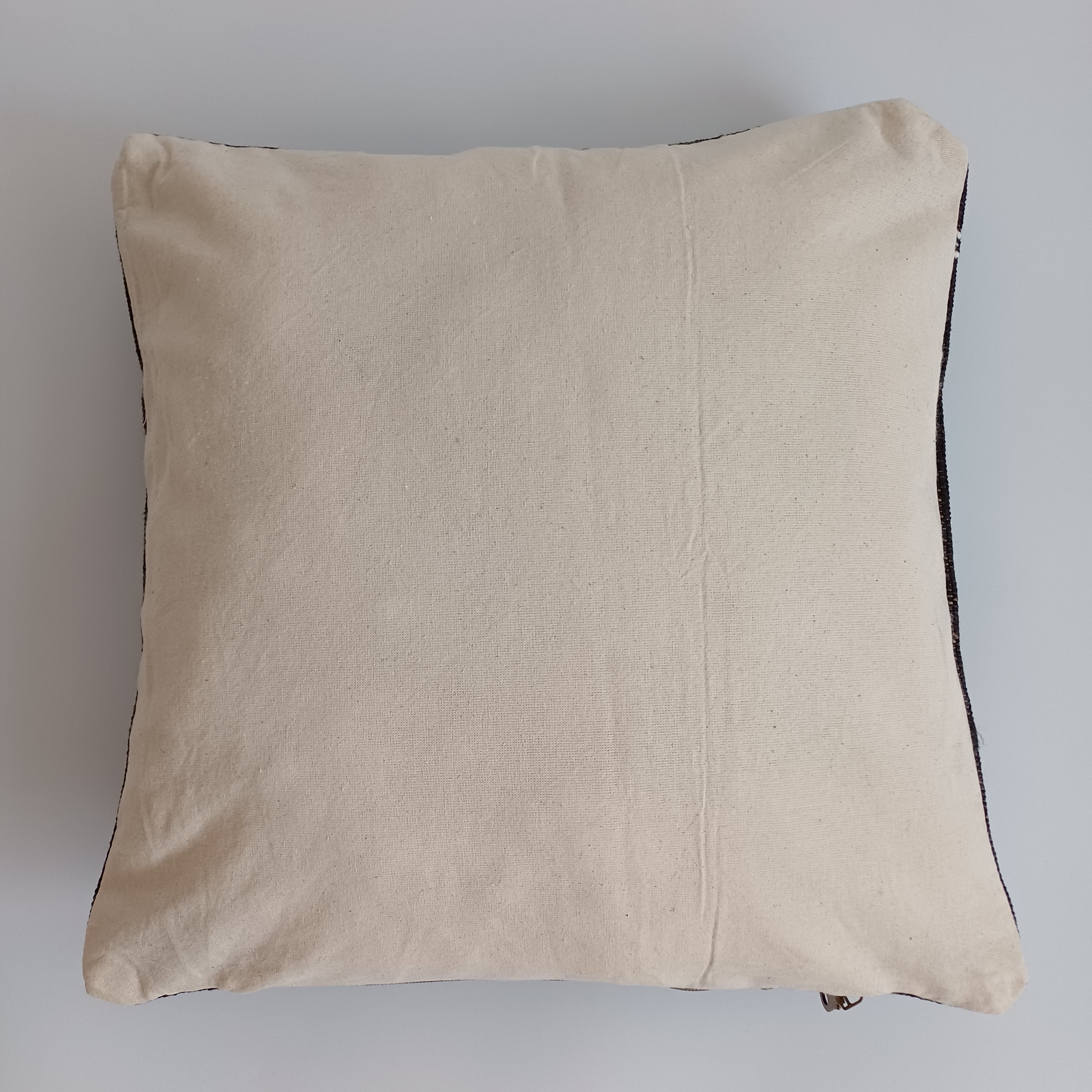 Moroccan Handmade Brown Cactus Silk Cushion Cover 16''x16'' / 40x40 CM