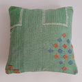 Moroccan Handmade Green Cactus Silk Cushion Cover 16''x16'' / 40x40 CM