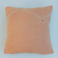 Moroccan Handmade Orange Cactus Silk Cushion Cover 16''x16'' / 40x40 CM