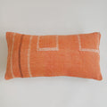 Moroccan Handmade Sunset Orange Cactus Silk Cushion Cover 24''x12'' / 60x30 CM
