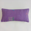 Moroccan Handmade Purple Cactus Silk Cushion Cover 24''x12'' / 60x30 CM