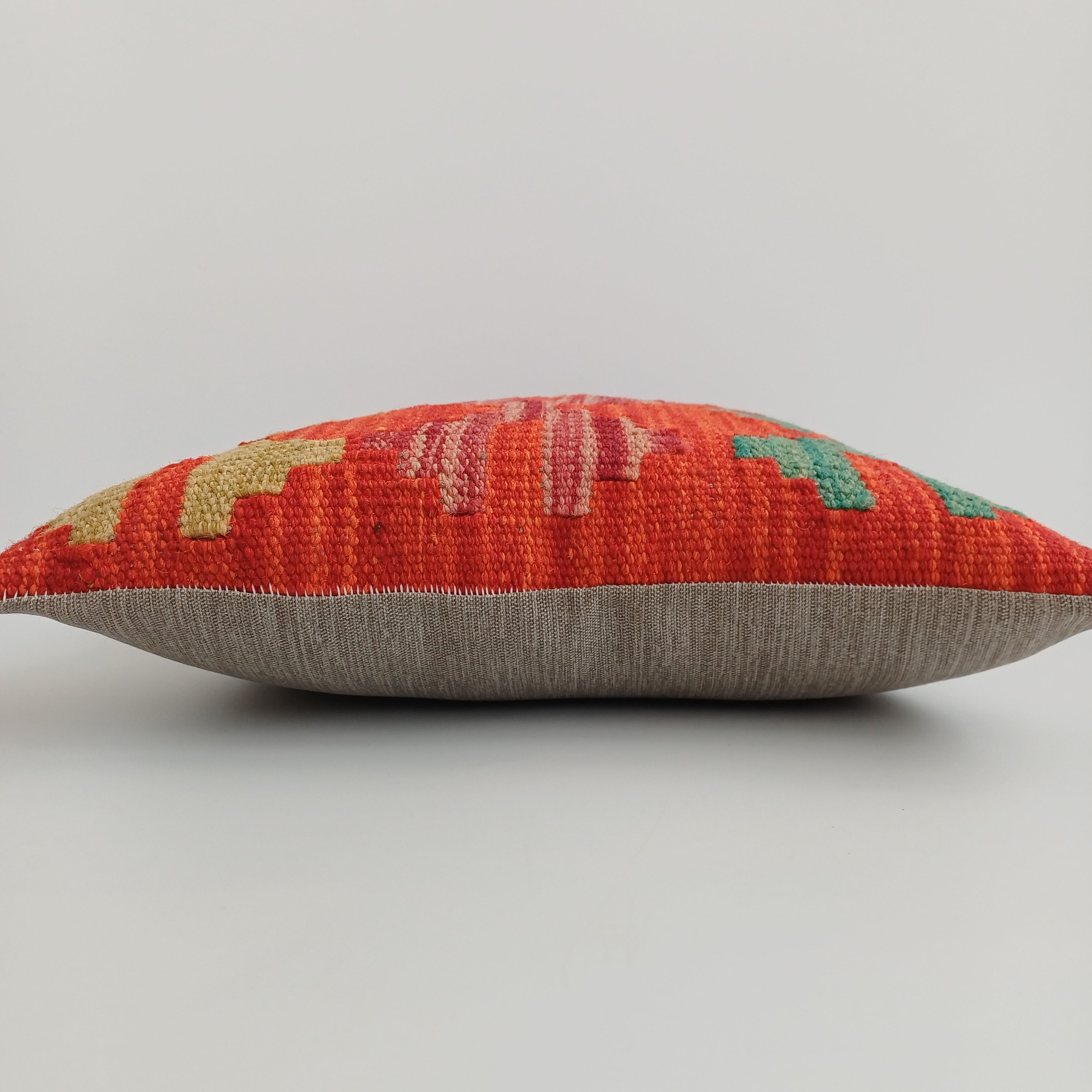 Afghan Handmade Multicoloured Cushion Cover 12''x12'' / 30x30 CM