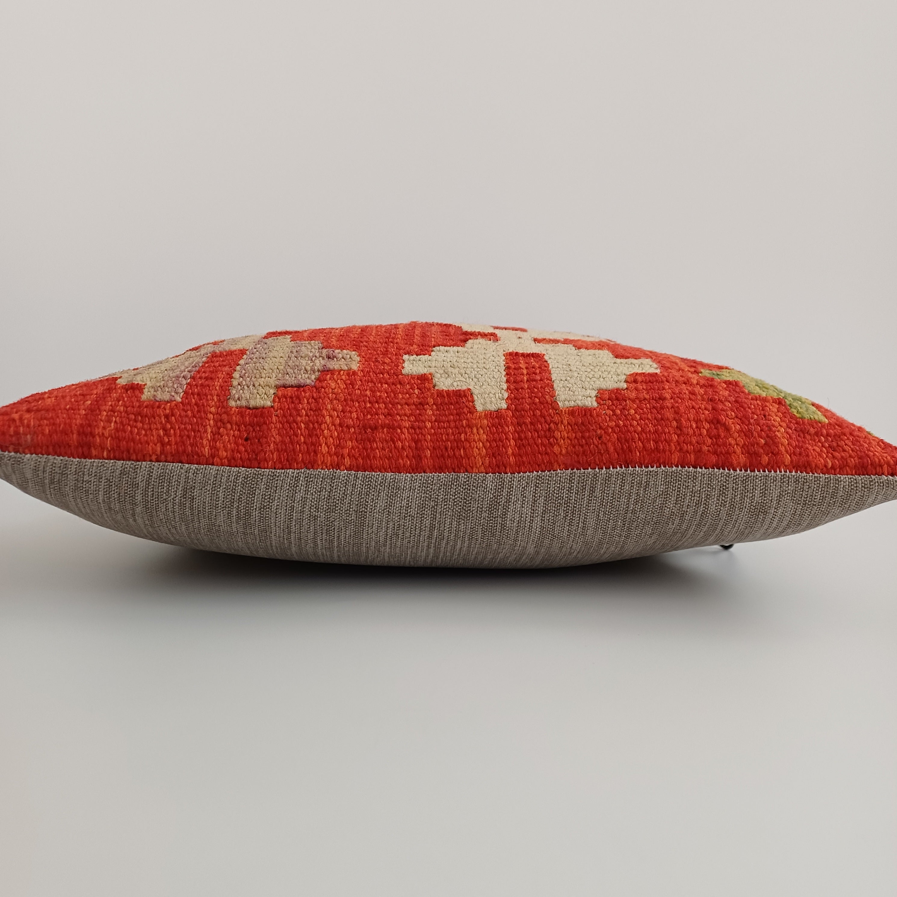 Afghan Handmade Multicoloured Kilim Cushion Cover 12''x12'' / 30x30 CM