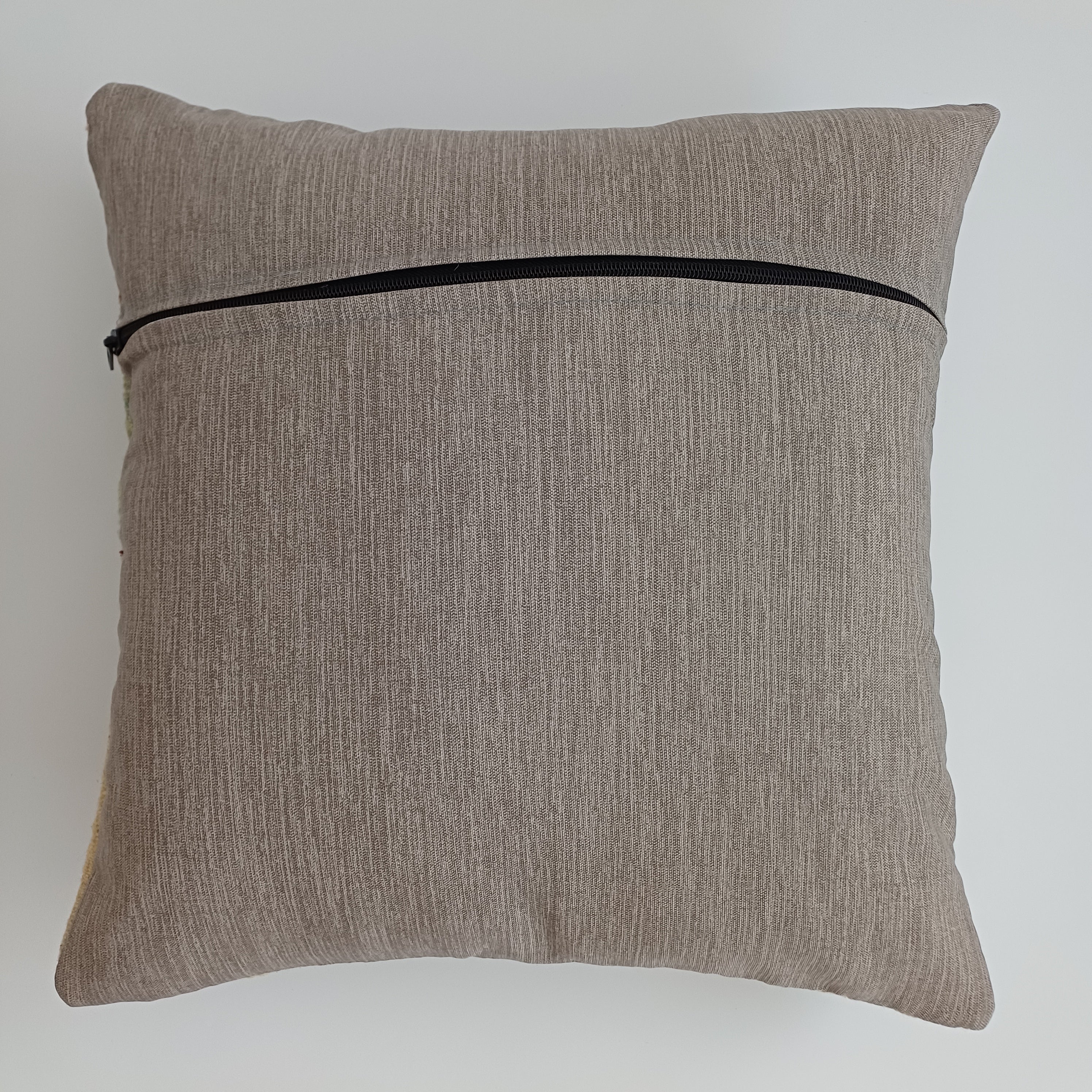 Afghan Handmade Multicoloured Kilim Cushion Cover 16''x16'' / 40x40 CM