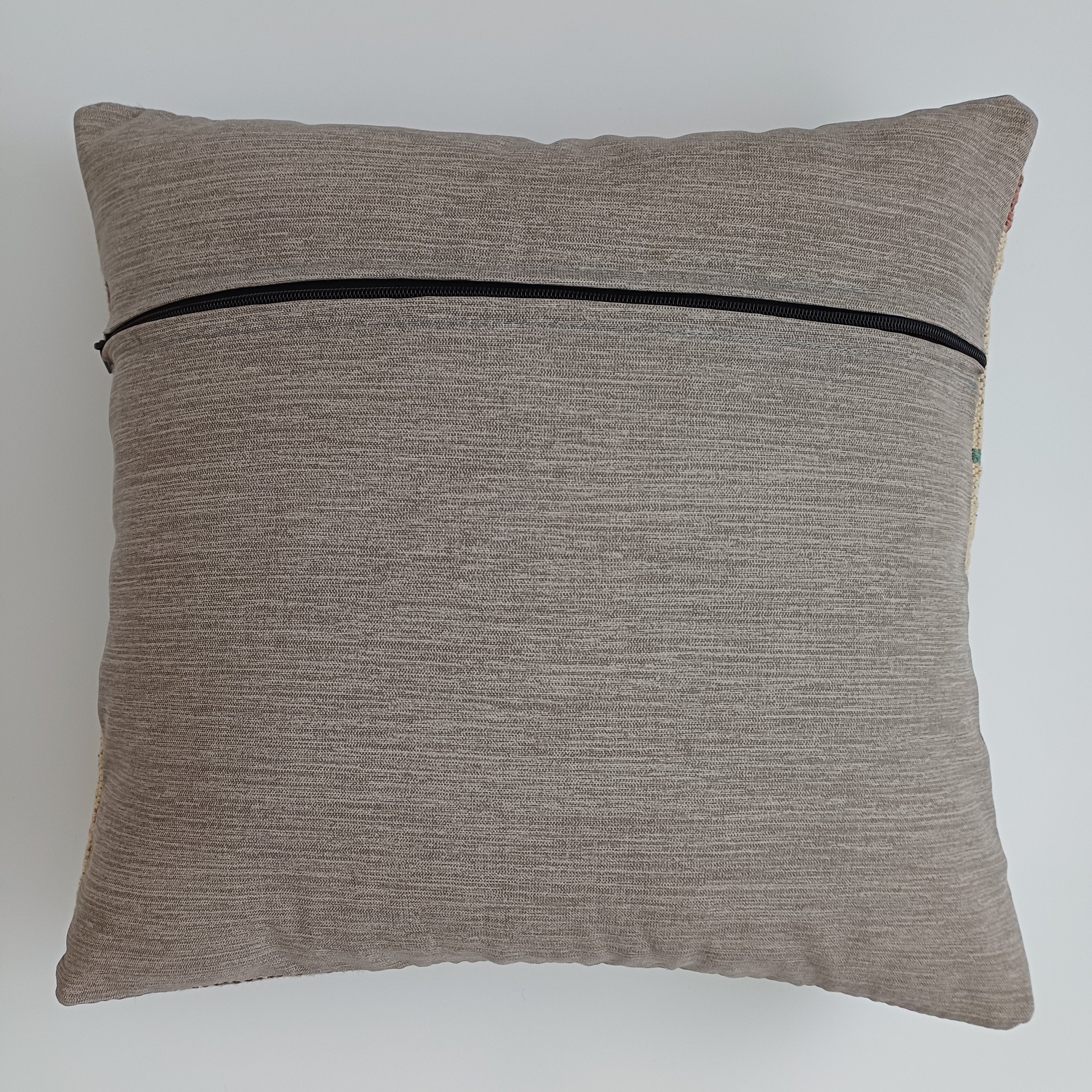 Afghan Handmade Multicoloured Kilim Cushion Cover 16''x16'' / 44x41 CM