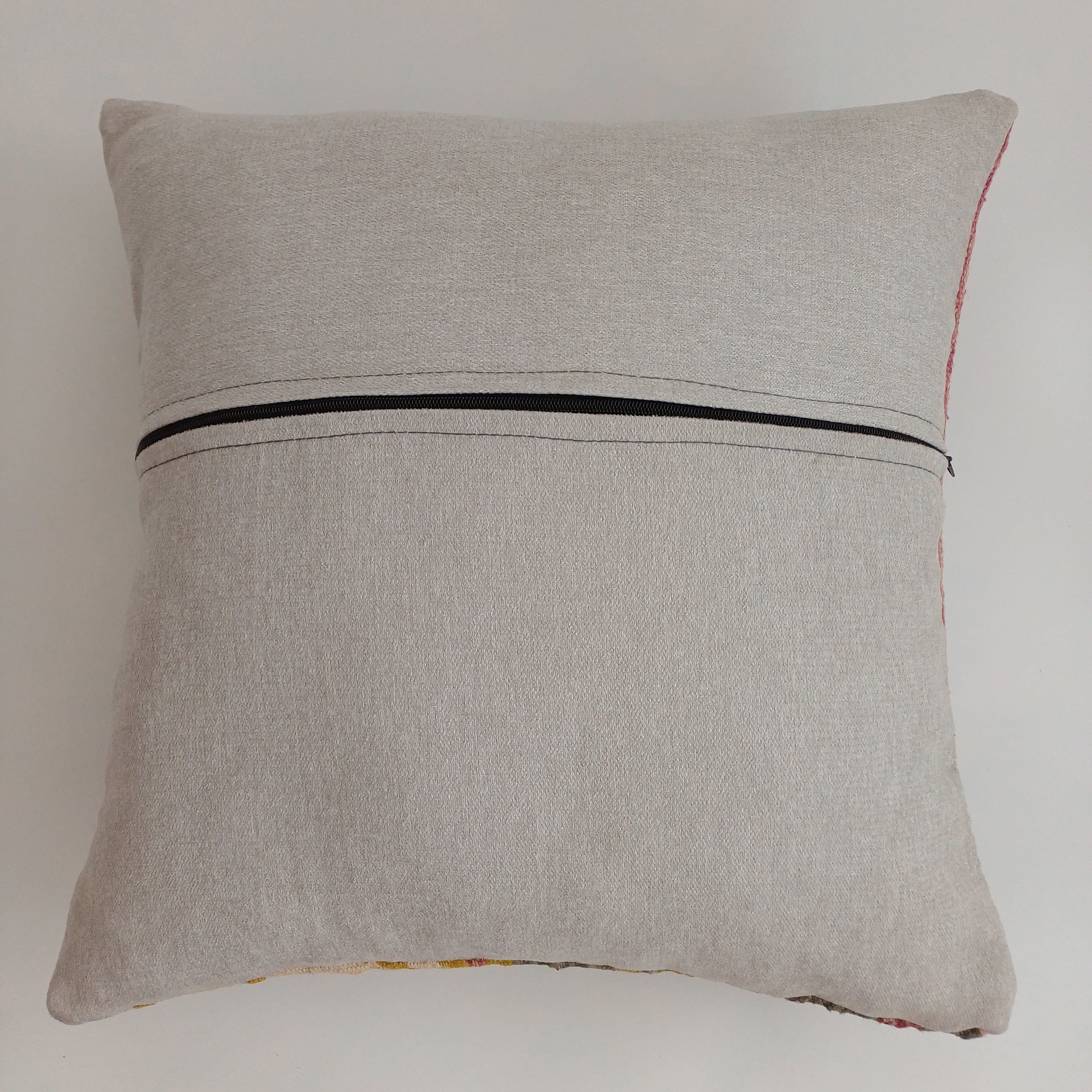 Afghan Handmade Multicoloured Kilim Cushion Cover 20''x20'' / 50x50 CM