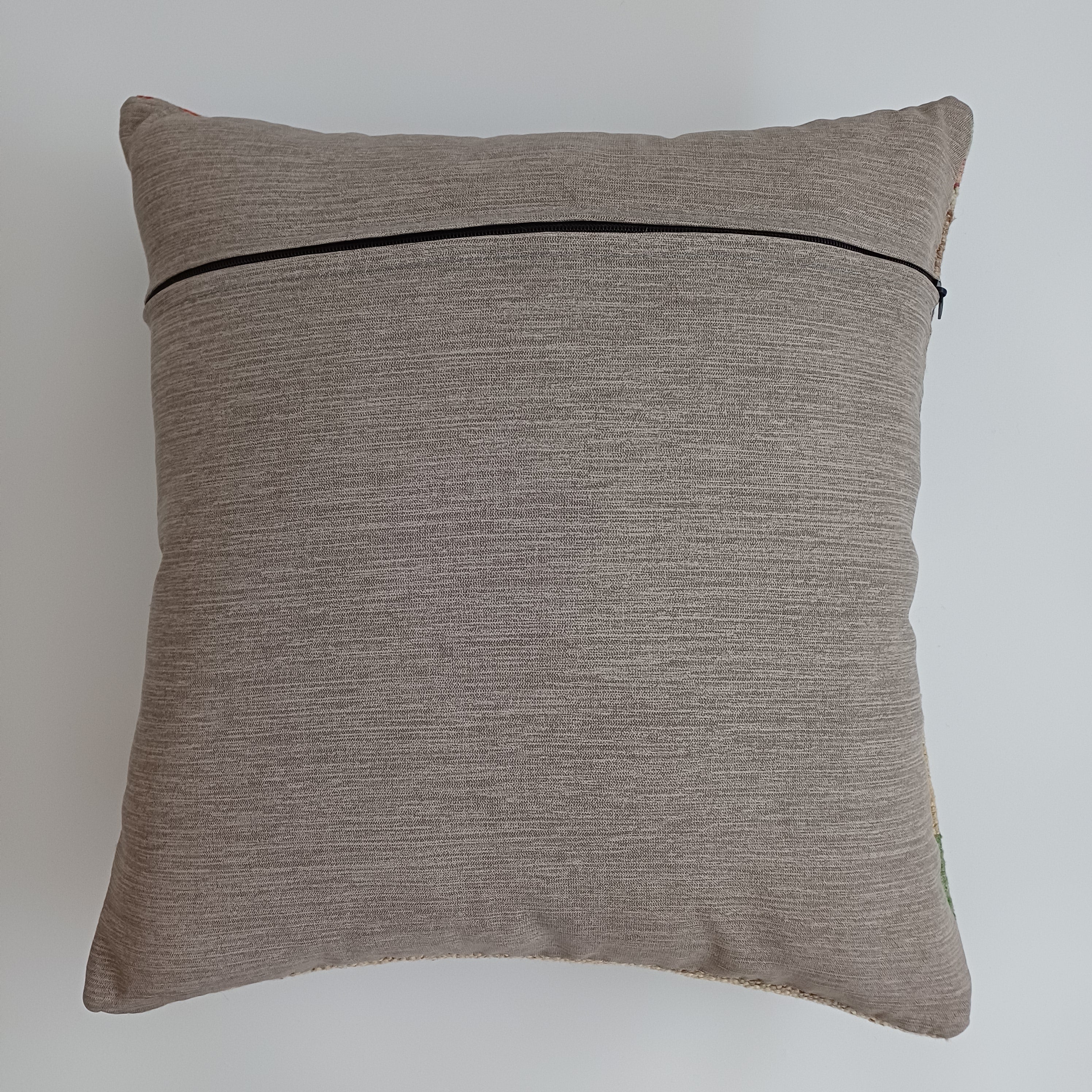 Afghan Handmade Multicoloured Kilim Cushion Cover 20''x20'' / 50x50 CM