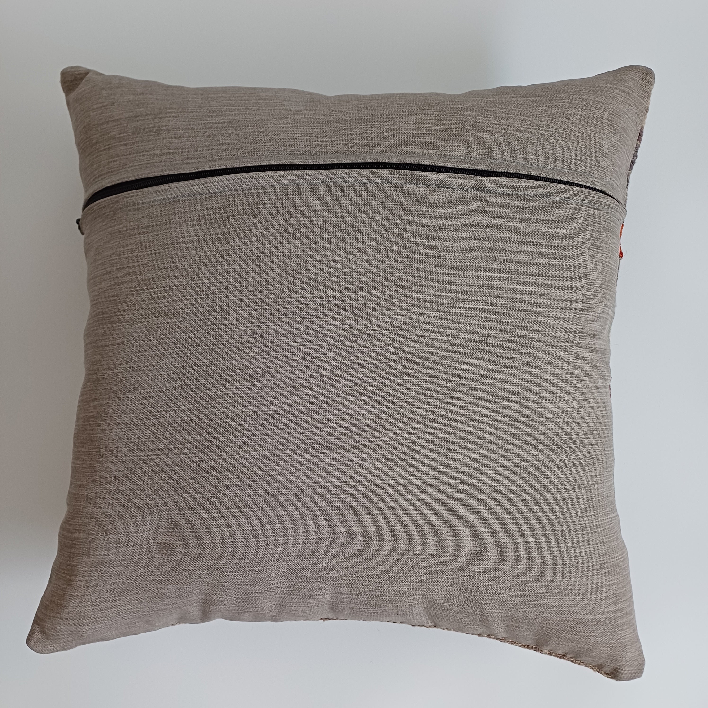 Afghan Handmade Multicoloured Kilim Cushion Cover 20''x20'' / 50x50 CM