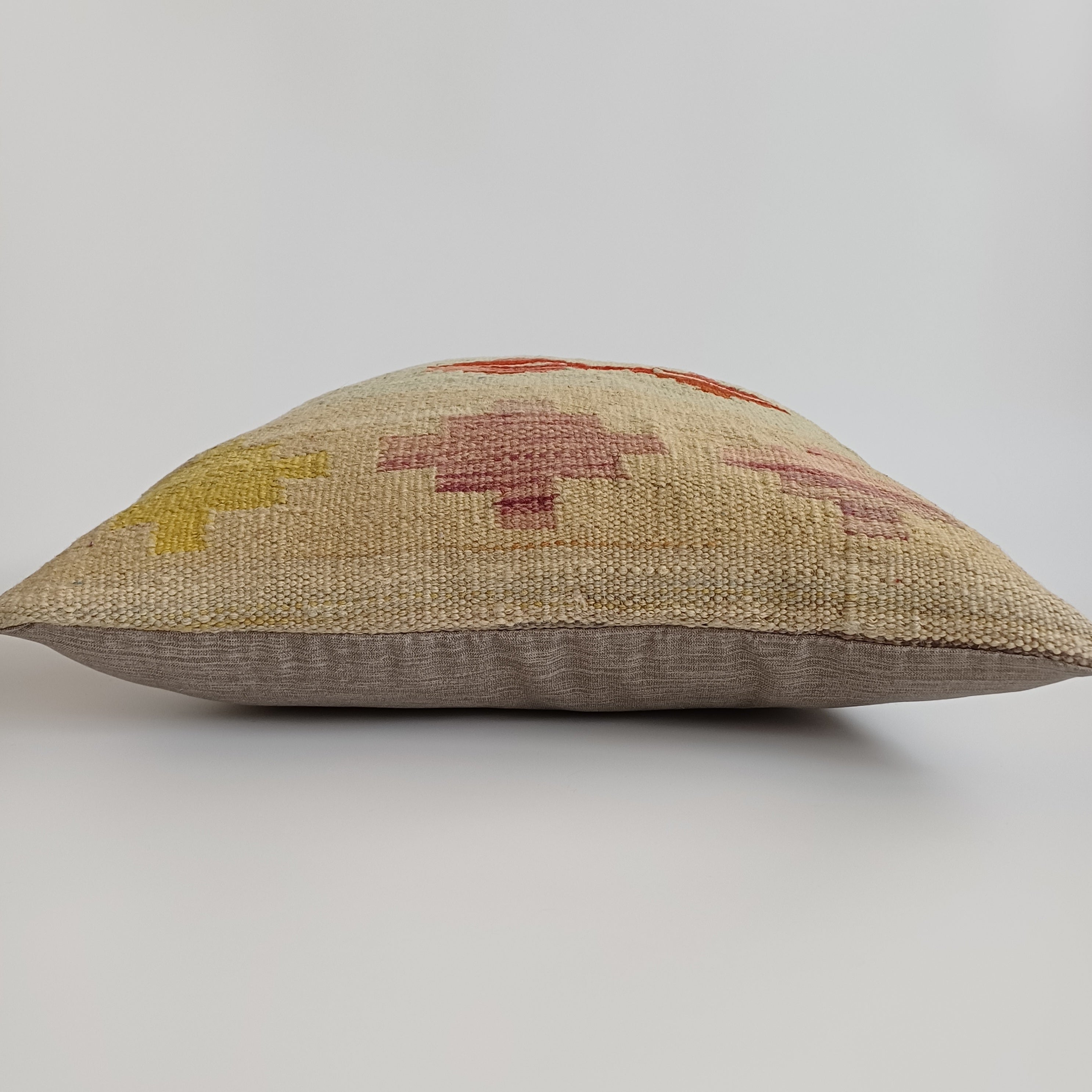 Afghan Handmade Multicoloured Kilim Cushion Cover 20''x20'' / 50x50 CM