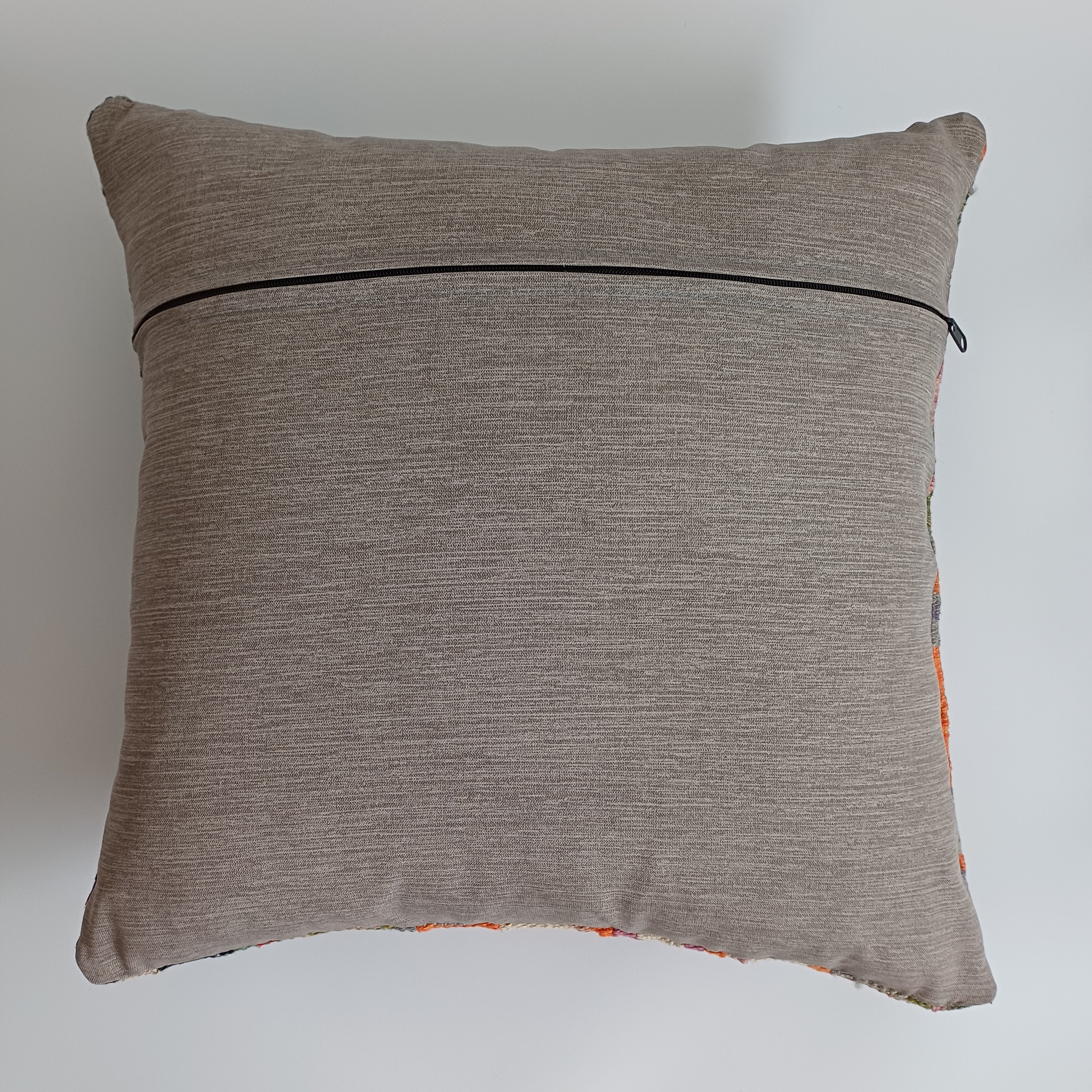 Afghan Handmade Multicoloured Kilim Cushion Cover 20''x20'' / 50x50 CM