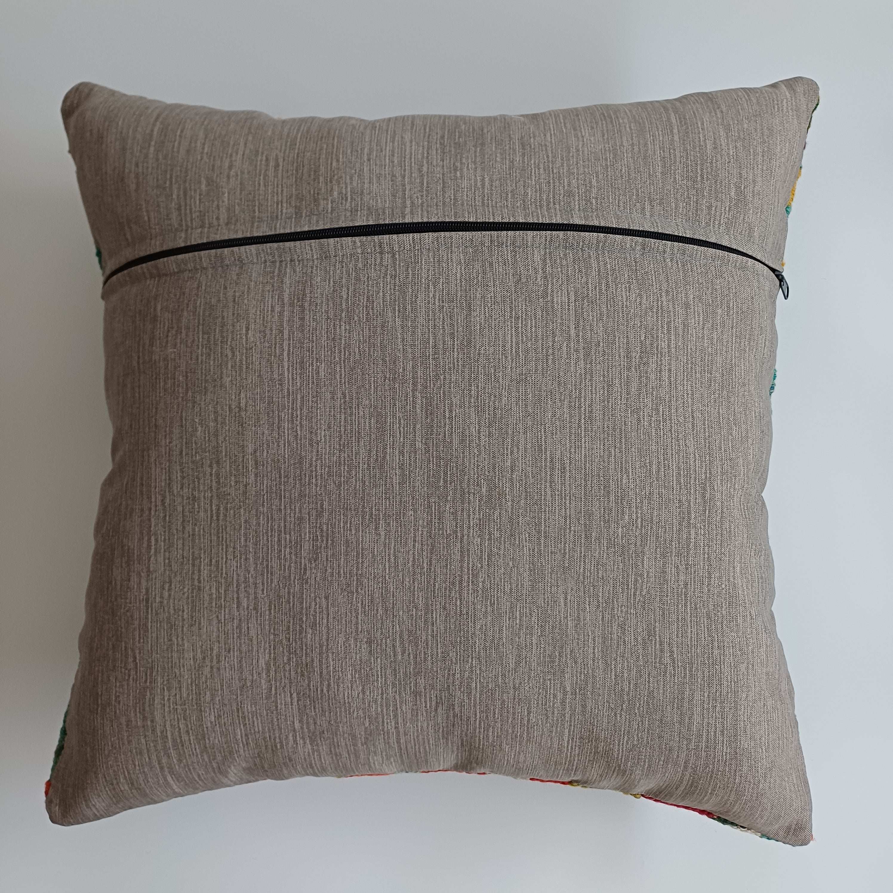 Afghan Handmade Multicoloured Kilim Cushion Cover 20''x20'' / 50x50 CM