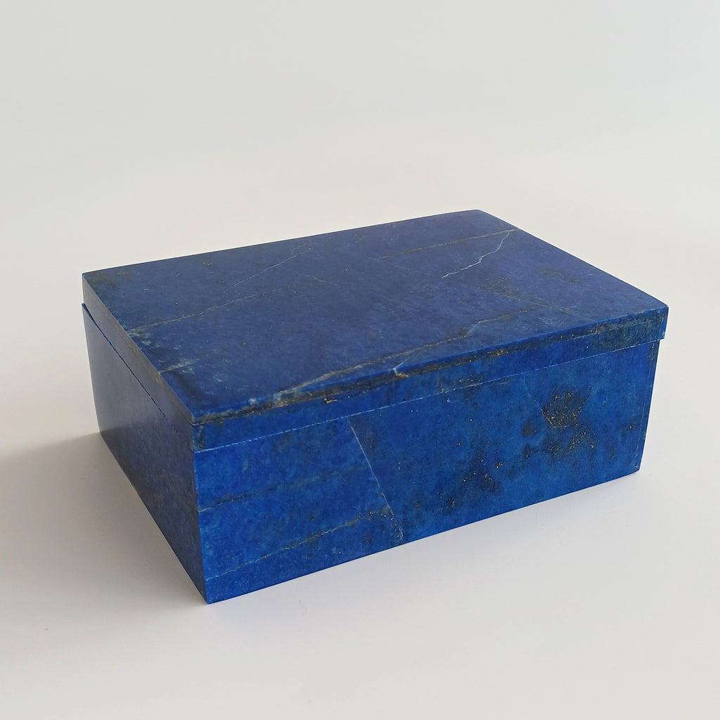 Lapis Lazuli Handmade Jewellery Box 13x9 CM