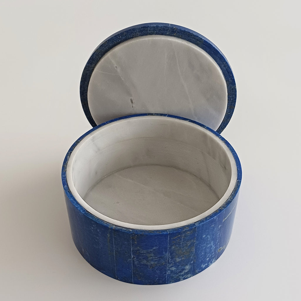 Lapis Lazuli Handmade Jewellery Box 11x11 CM