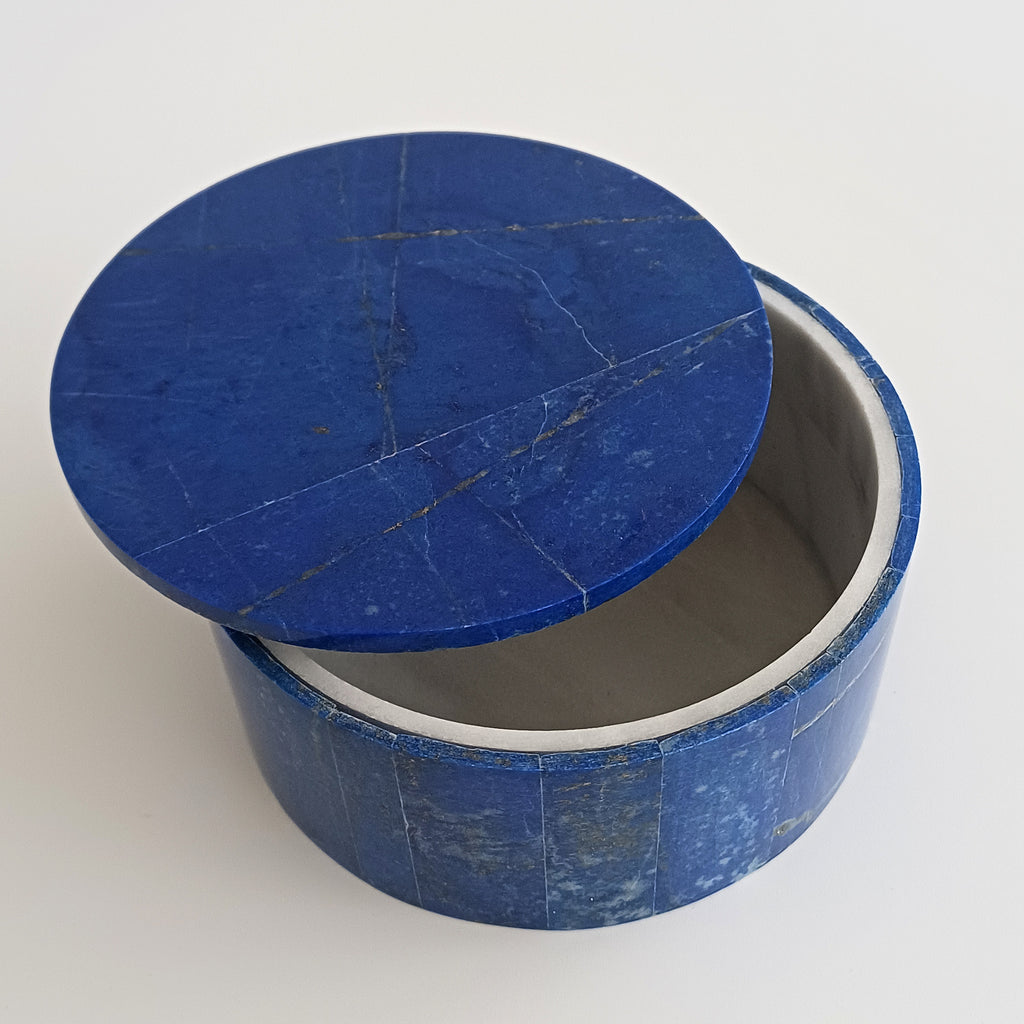 Lapis Lazuli Handmade Jewellery Box 11x11 CM