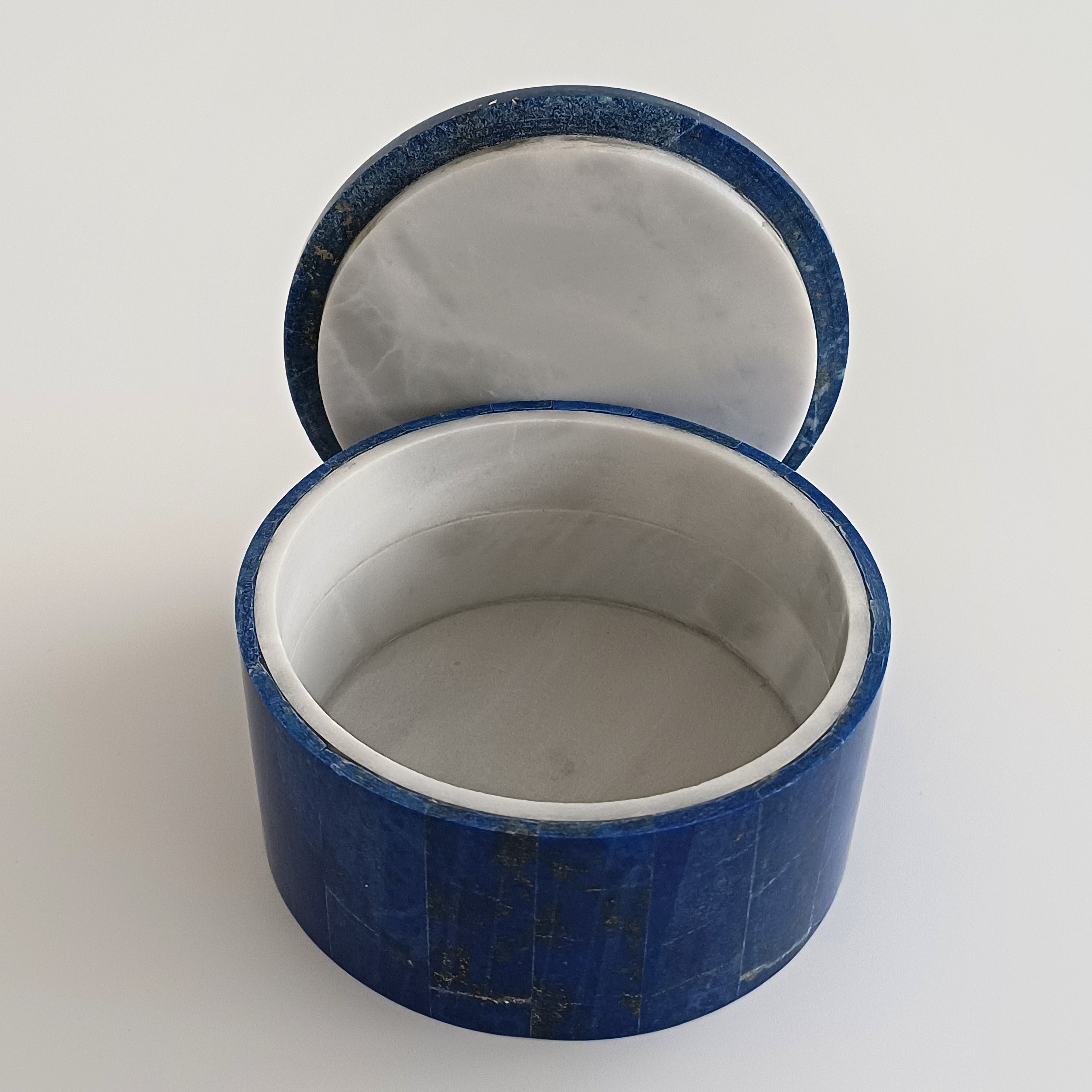 Lapis Lazuli Handmade Jewellery Box 10.3x10.1 CM