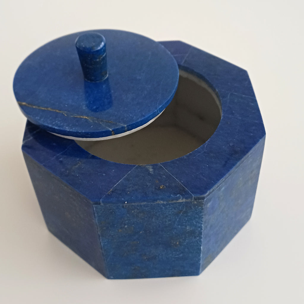Lapis Lazuli Handmade Jewellery Box 10x10 CM