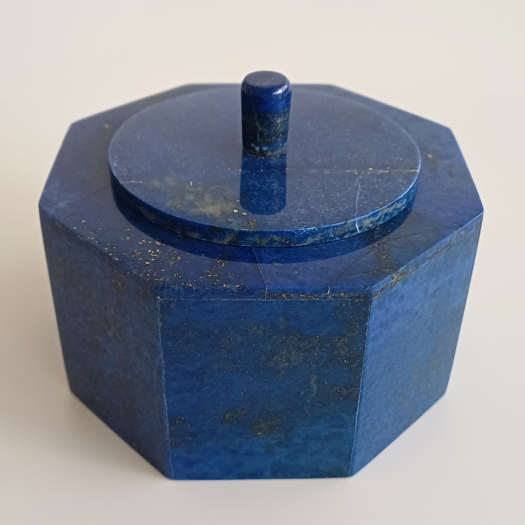 Lapis Lazuli Handmade Jewellery Box 10x10 CM