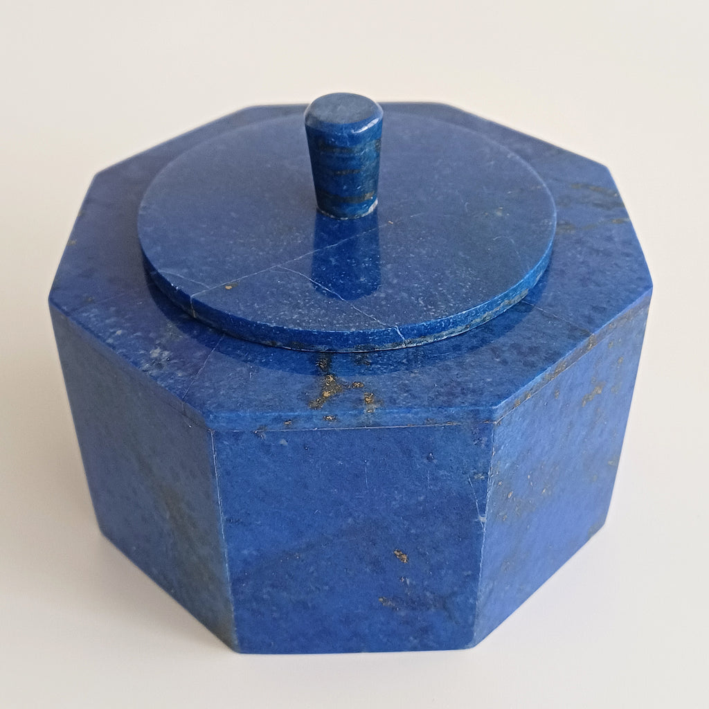 Lapis Lazuli Handmade Jewellery Box 10x10 CM