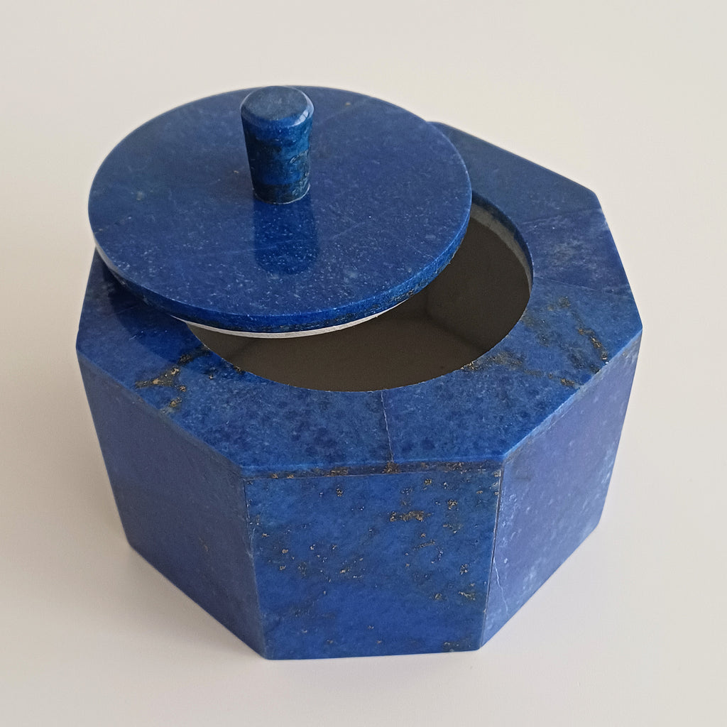 Lapis Lazuli Handmade Jewellery Box 10x10 CM