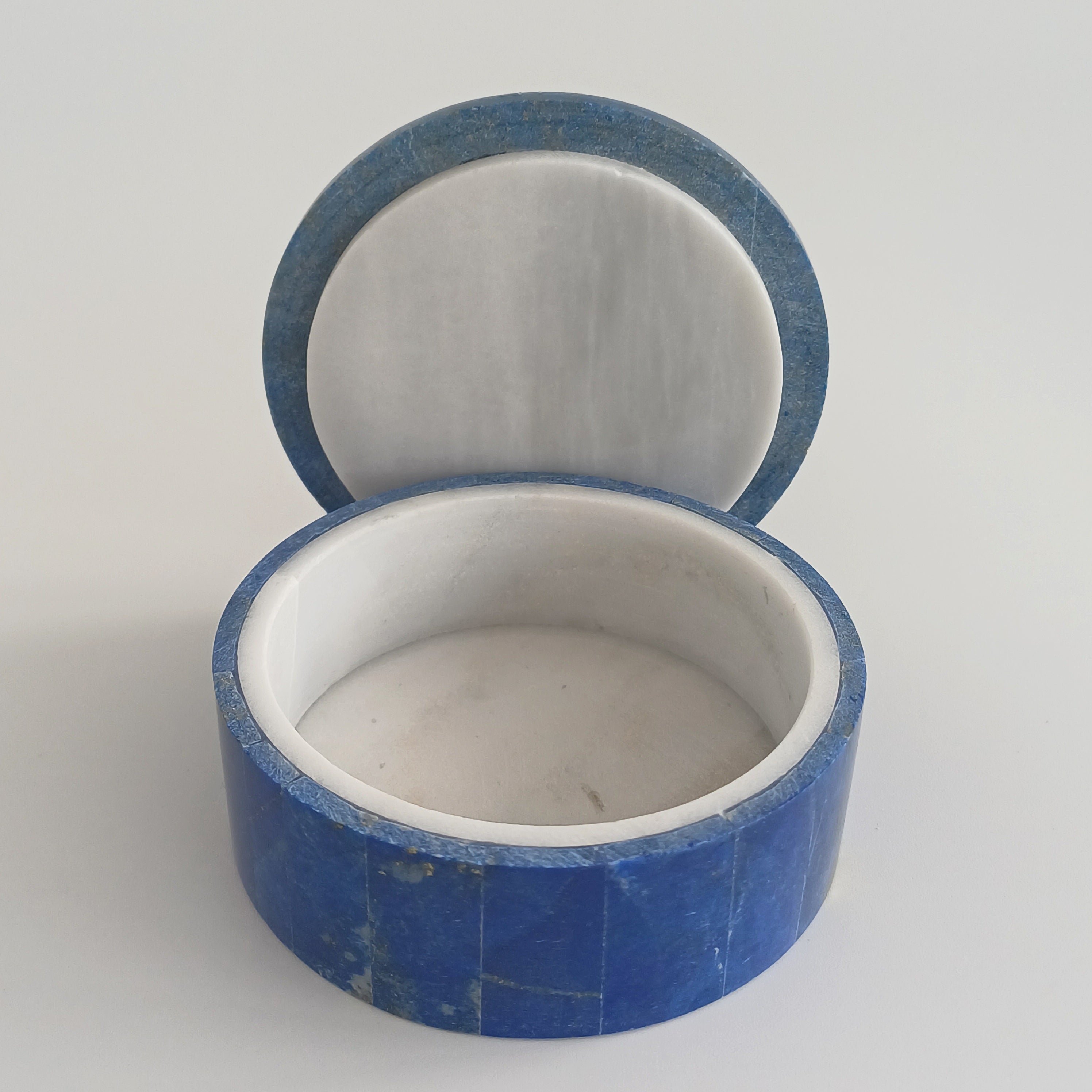 Lapis Lazuli Handmade Jewellery Box 6.6x6.6 CM