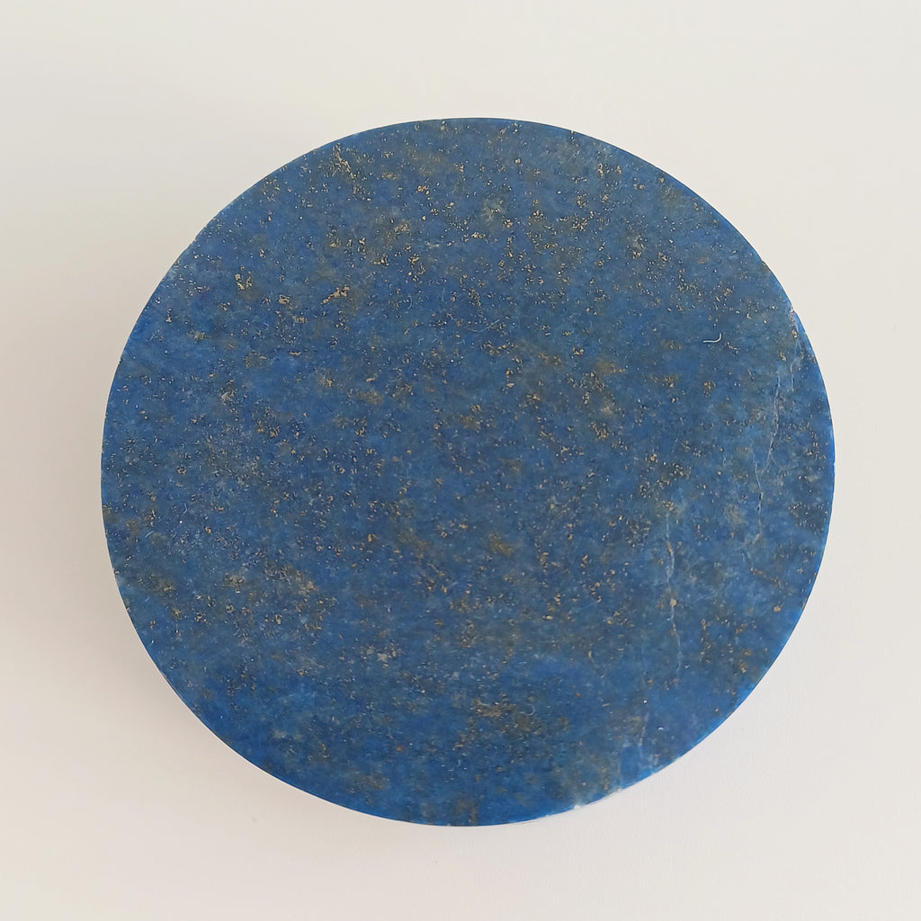 Lapis Lazuli Handmade Jewellery Box 6.6x6.6 CM