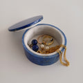 Lapis Lazuli Handmade Jewellery Box 6.6x6.6 CM