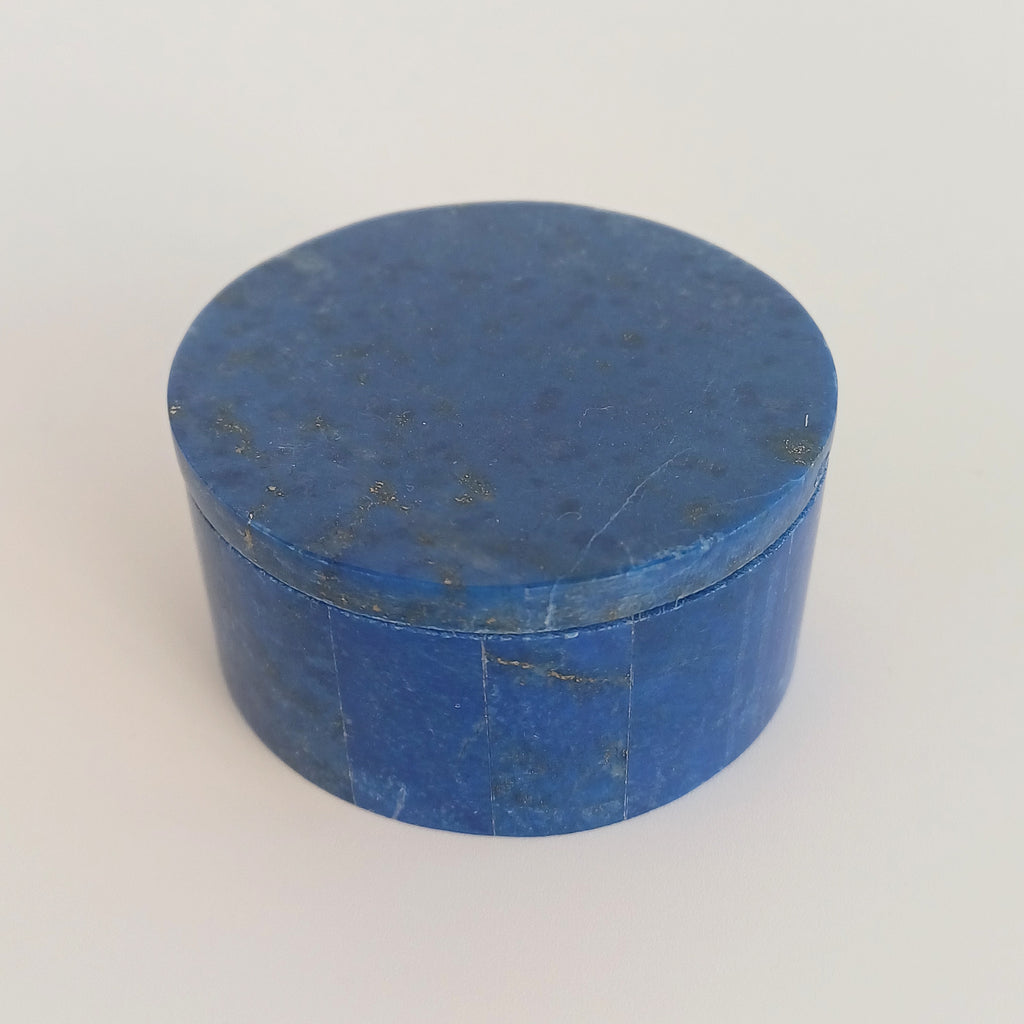 Lapis Lazuli Handmade Jewellery Box 5x5 CM
