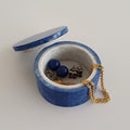 Lapis Lazuli Handmade Jewellery Box 5x5 CM