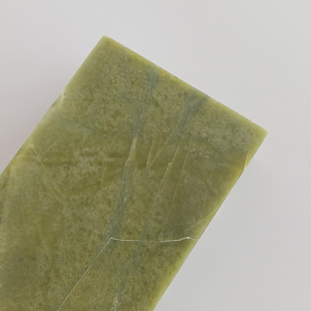 Afghan Handmade Serpentine & White Marble Jewellery Box 12.8x8.8 CM