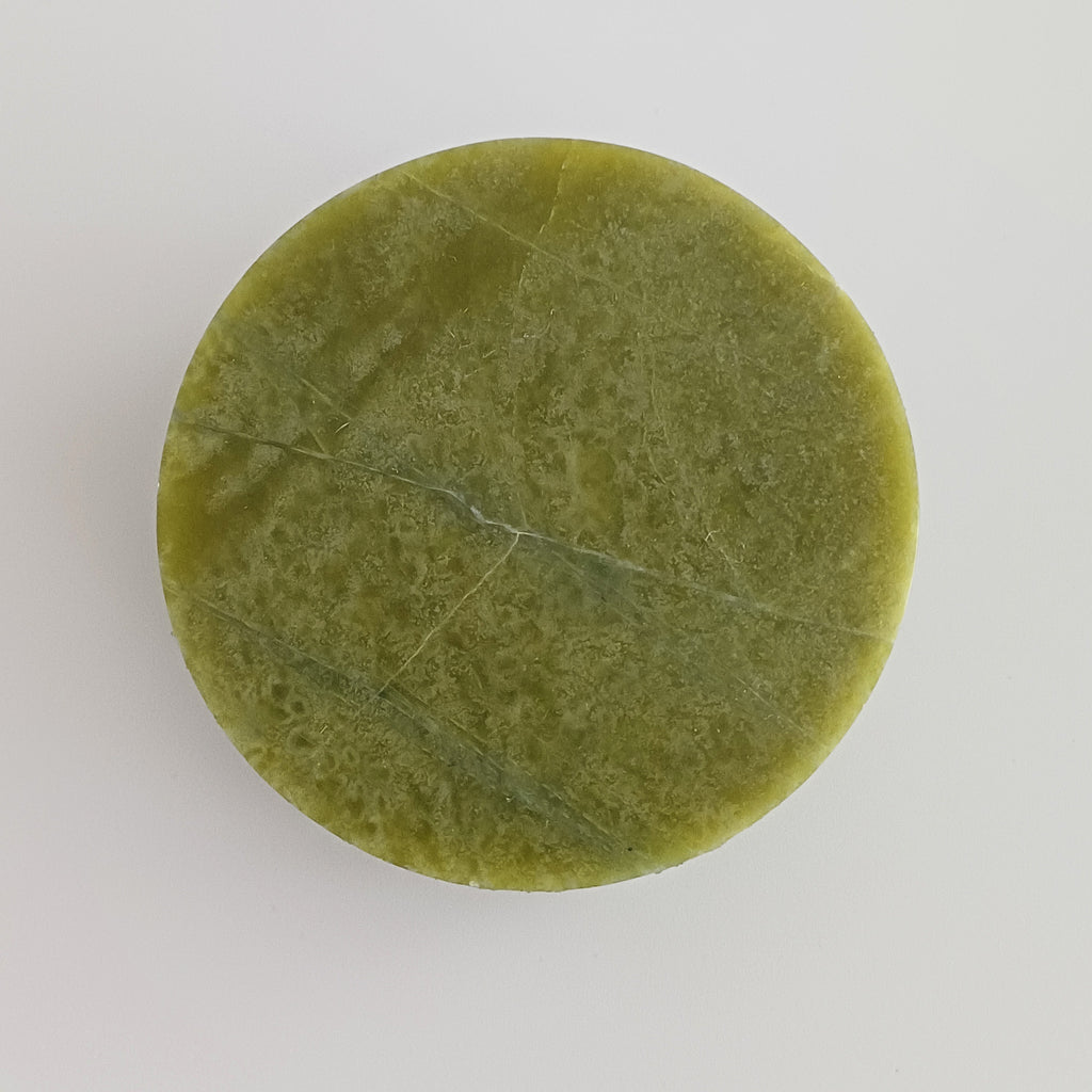 Afghan Handmade Serpentine & White Marble Jewellery Box 6.5x6.5 CM