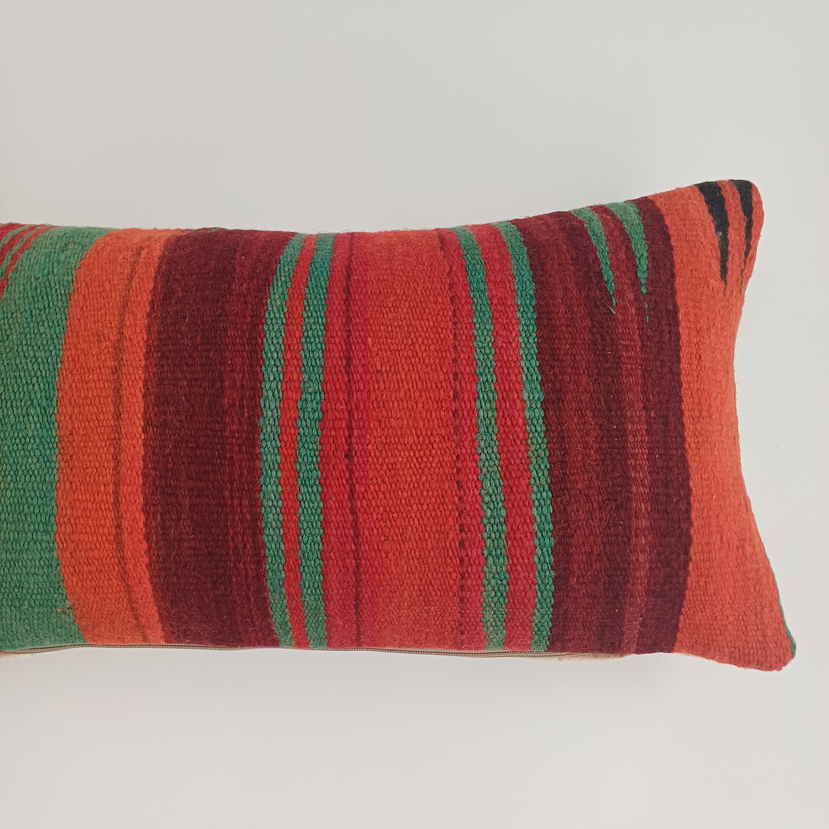 Moroccan Handmade Multicoloured Rug Cushion Cover 24''x12'' / 60x30 CM
