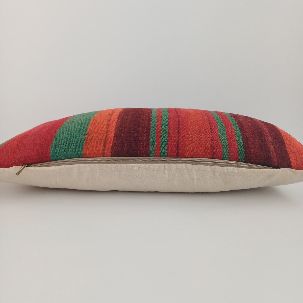 Moroccan Handmade Multicoloured Rug Cushion Cover 24''x12'' / 60x30 CM