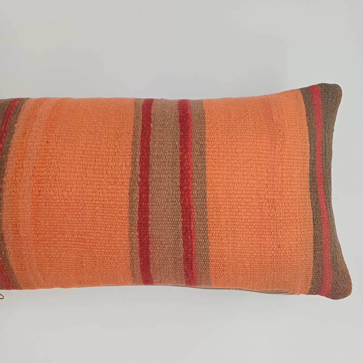 Moroccan Handmade Multicoloured Rug Cushion Cover 24''x12'' / 60x30 CM