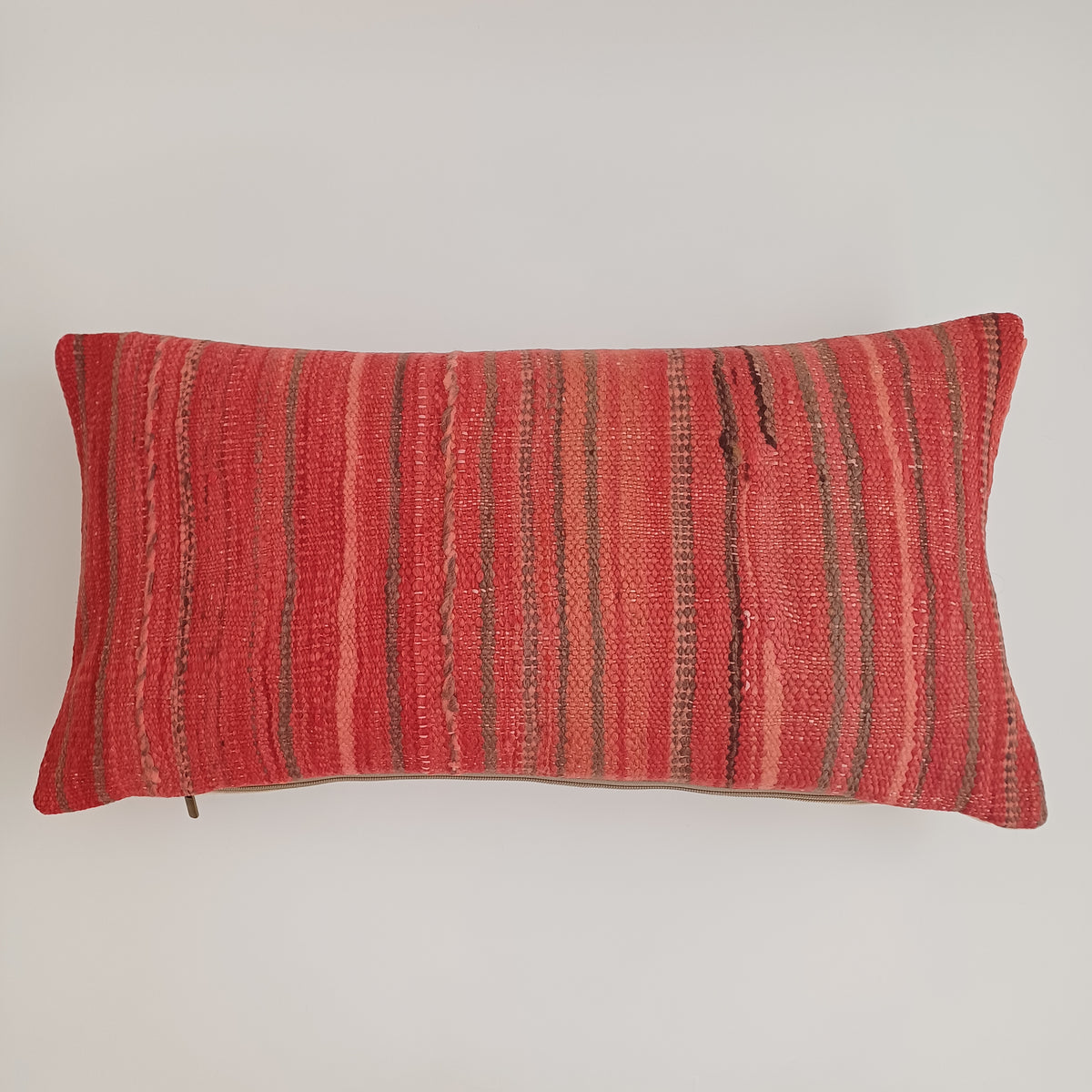 Moroccan Handmade Multicoloured Rug Cushion Cover 24''x12'' / 60x30 CM