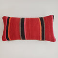 Moroccan Handmade Multicoloured Rug Cushion Cover 24''x12'' / 60x30 CM