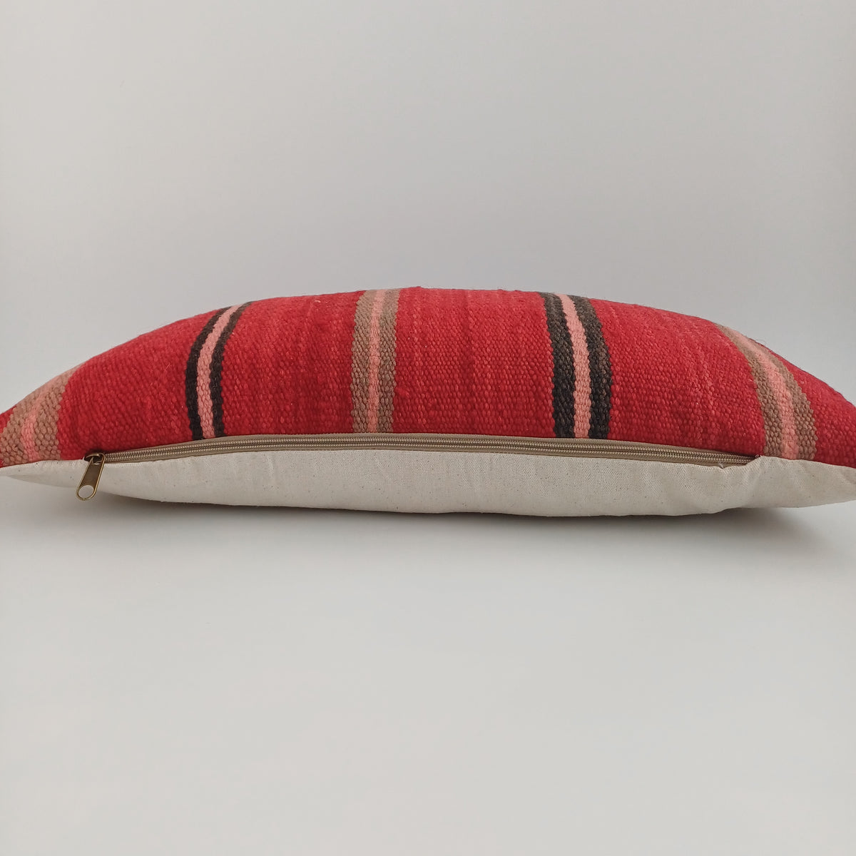 Moroccan Handmade Multicoloured Rug Cushion Cover 24''x12'' / 60x30 CM