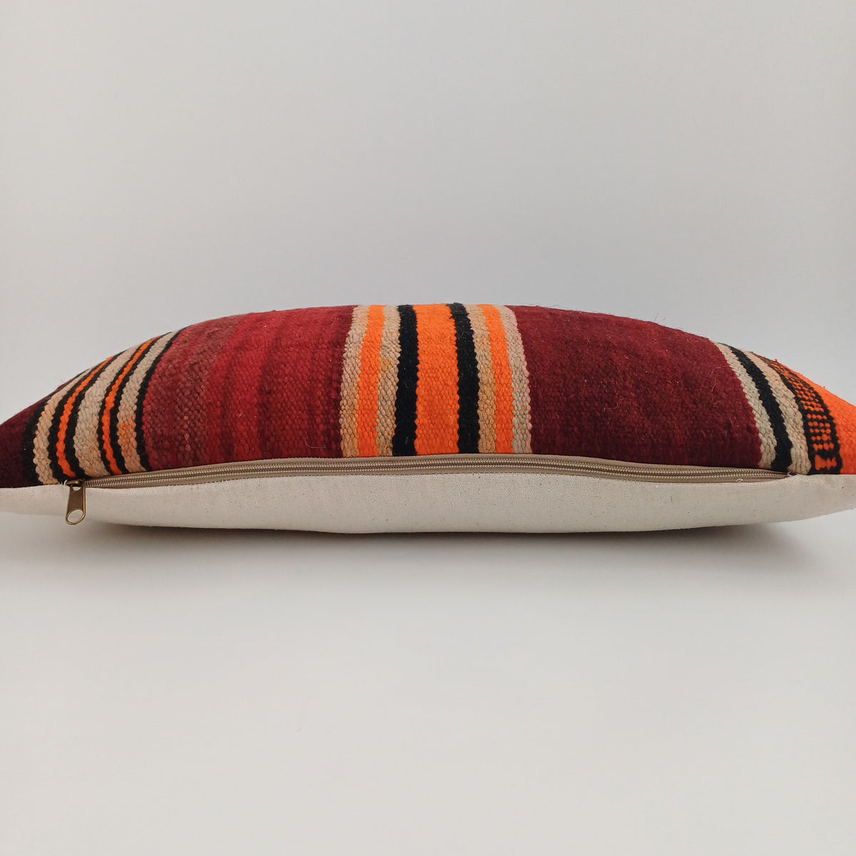 Moroccan Handmade Multicoloured Rug Cushion Cover 24''x12'' / 60x30 CM