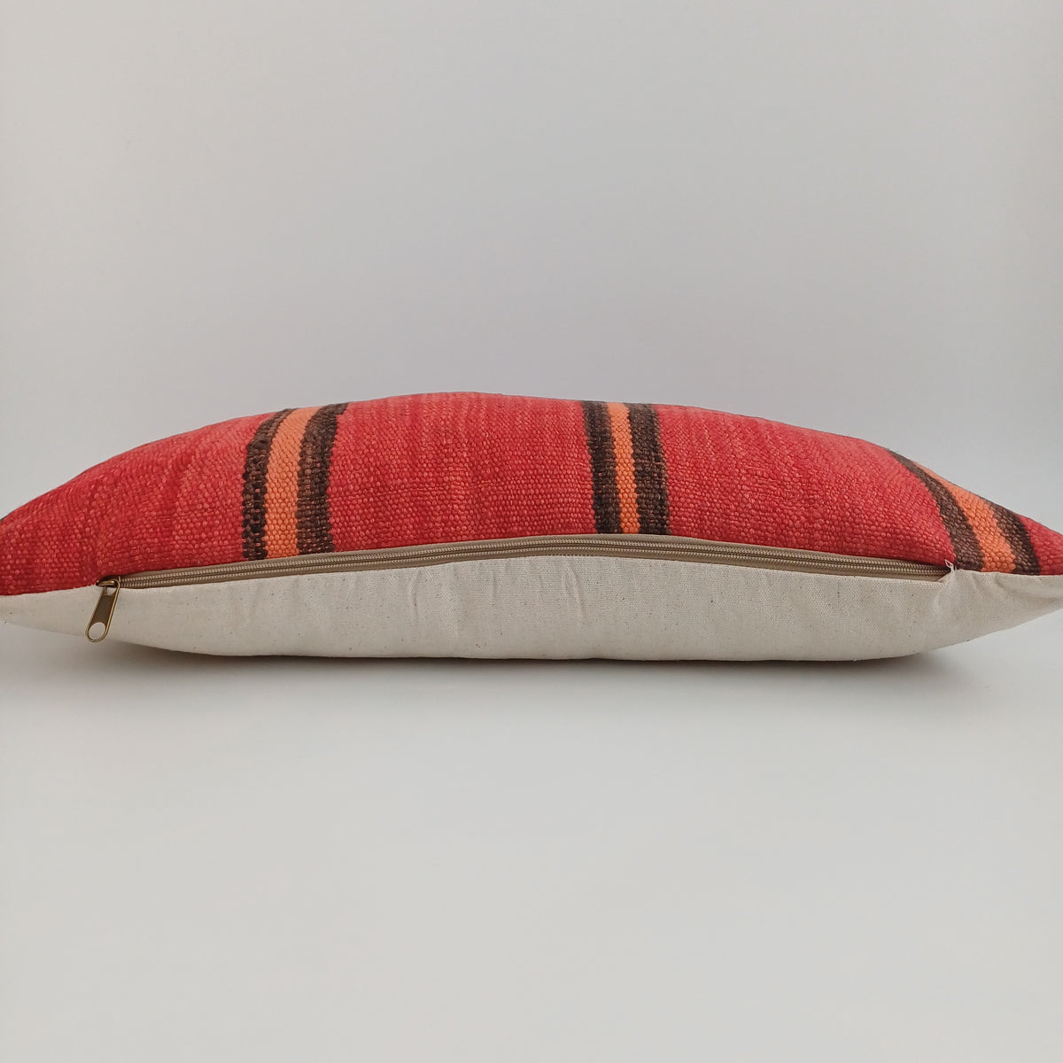 Moroccan Handmade Multicoloured Rug Cushion Cover 24''x12'' / 60x30 CM