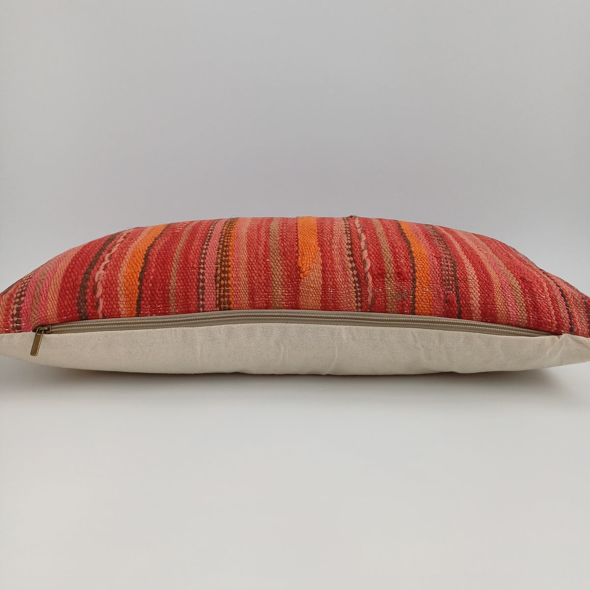 Moroccan Handmade Multicoloured Rug Cushion Cover 24''x12'' / 60x30 CM
