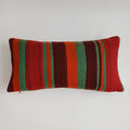 Moroccan Handmade Multicoloured Rug Cushion Cover 24''x12'' / 60x30 CM