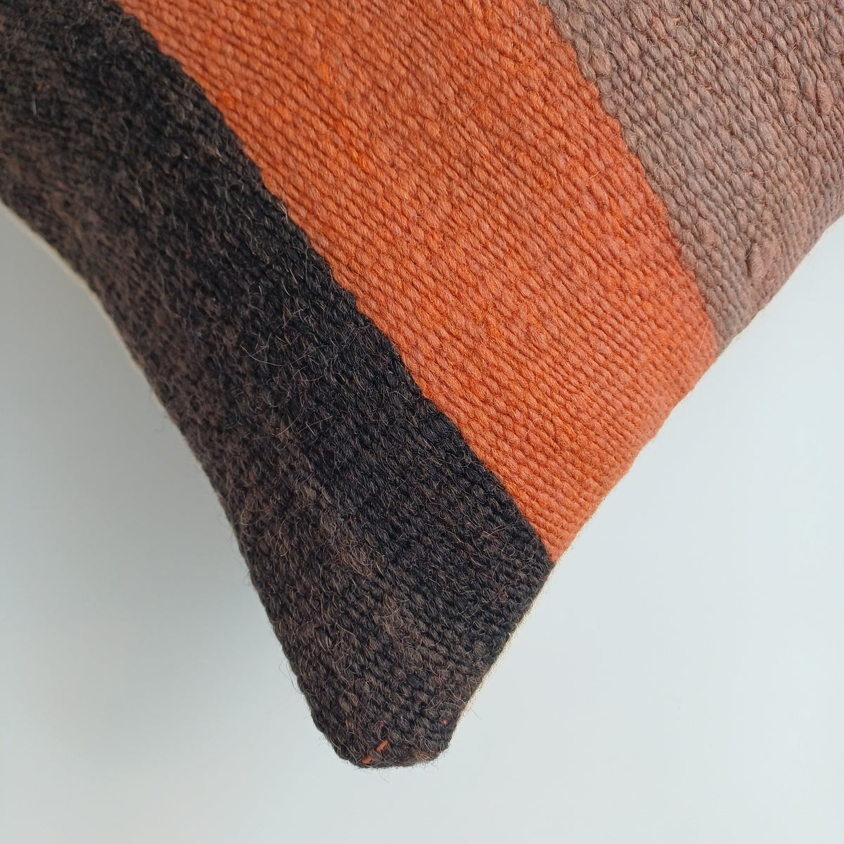 Moroccan Handmade Multicoloured Rug Cushion Cover 24''x12'' / 60x30 CM