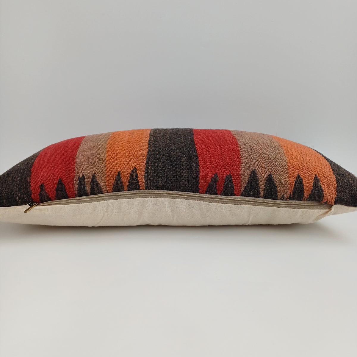 Moroccan Handmade Multicoloured Rug Cushion Cover 24''x12'' / 60x30 CM