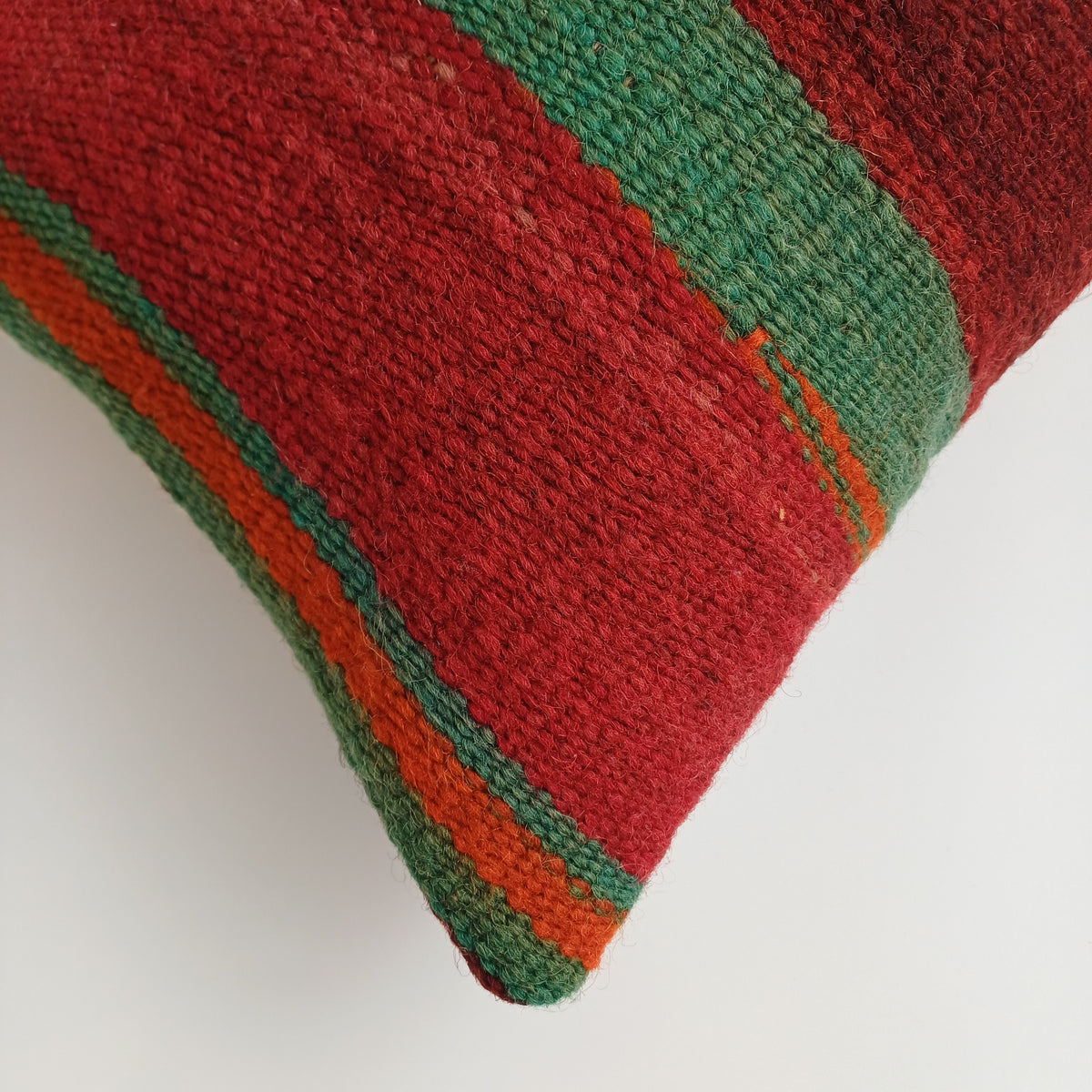 Moroccan Handmade Multicoloured Rug Cushion Cover 24''x12'' / 60x30 CM