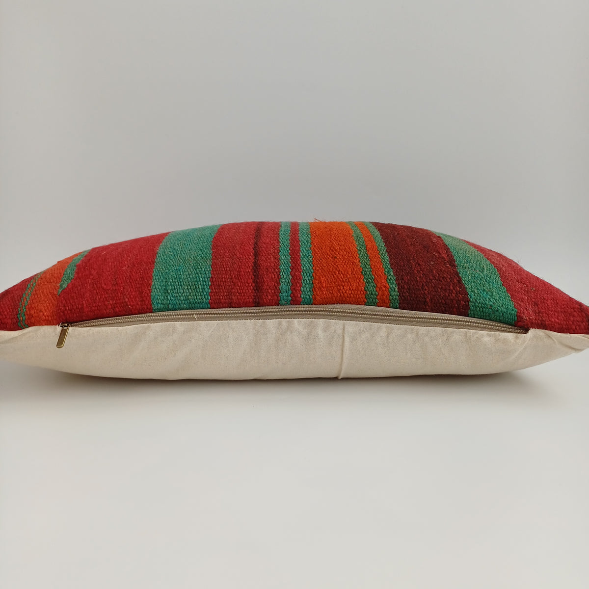 Moroccan Handmade Multicoloured Rug Cushion Cover 24''x12'' / 60x30 CM