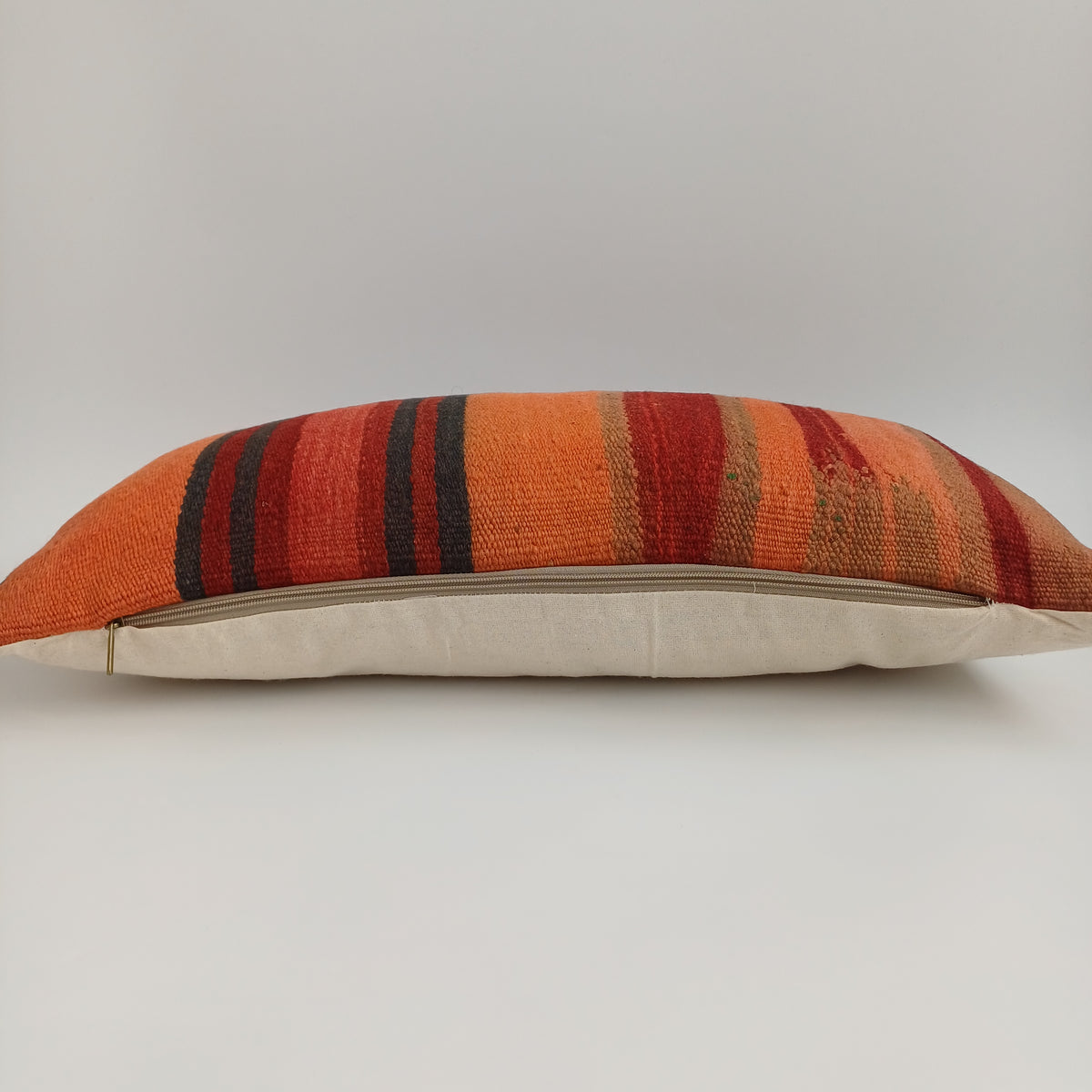 Moroccan Handmade Multicoloured Rug Cushion Cover 24''x12'' / 60x30 CM