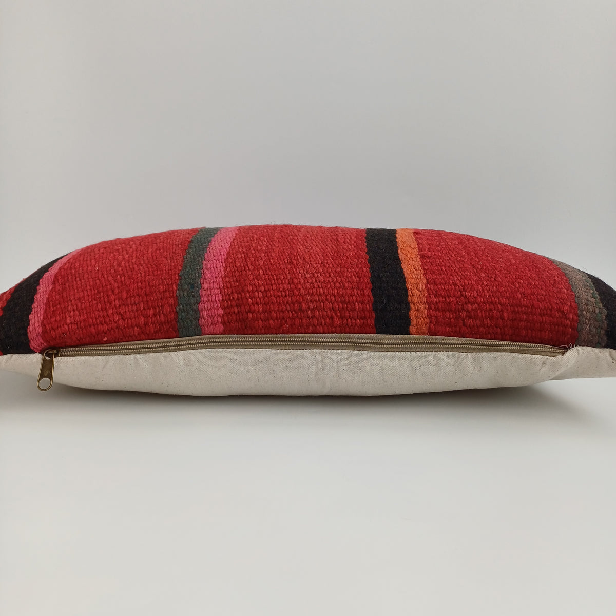 Moroccan Handmade Multicoloured Rug Cushion Cover 24''x12'' / 60x30 CM
