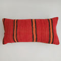 Moroccan Handmade Multicoloured Rug Cushion Cover 24''x12'' / 60x30 CM