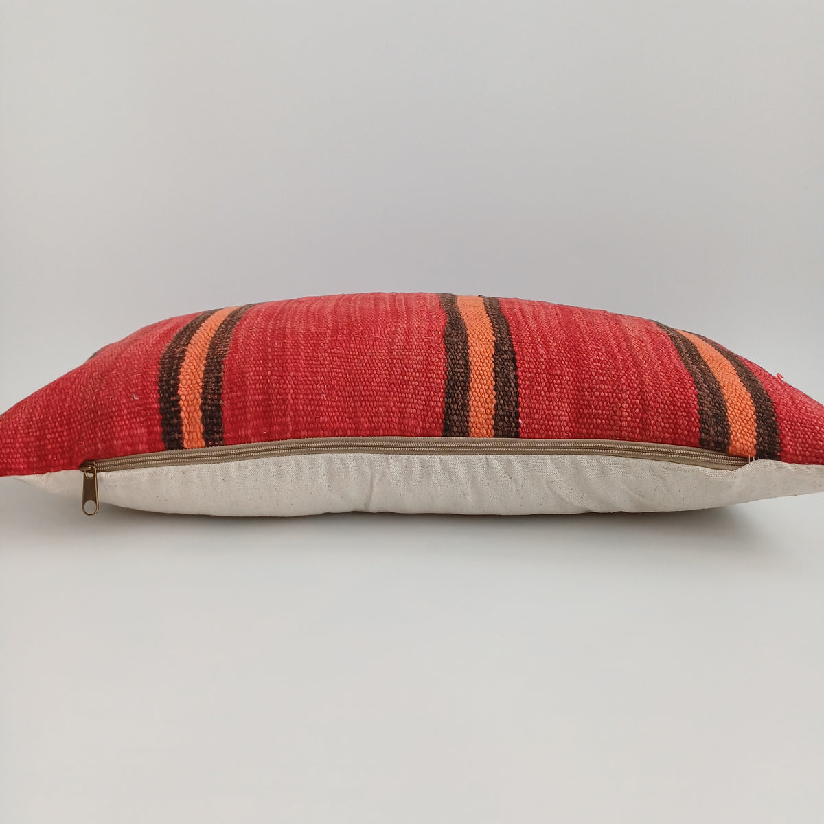 Moroccan Handmade Multicoloured Rug Cushion Cover 24''x12'' / 60x30 CM