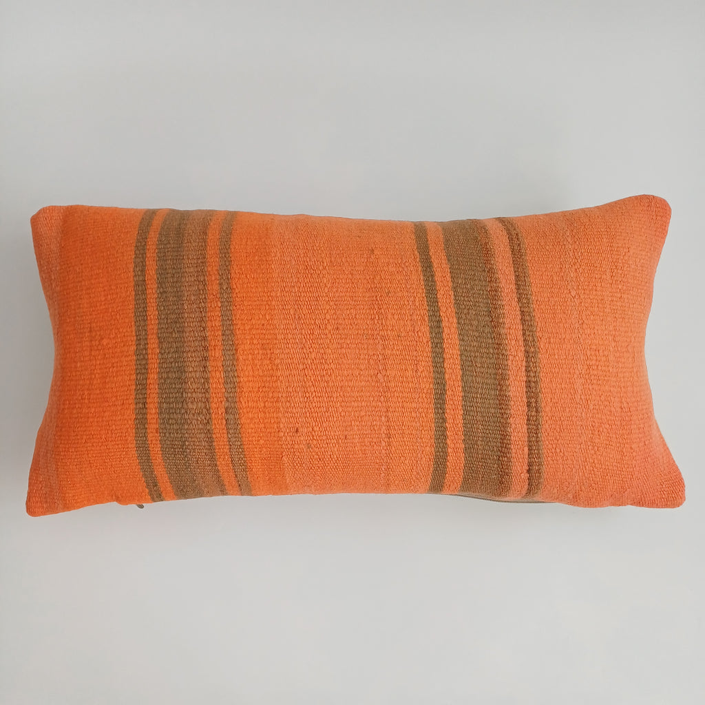 Moroccan Handmade Multicoloured Rug Cushion Cover 24''x12'' / 60x30 CM