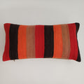 Moroccan Handmade Multicoloured Rug Cushion Cover 24''x12'' / 60x30 CM